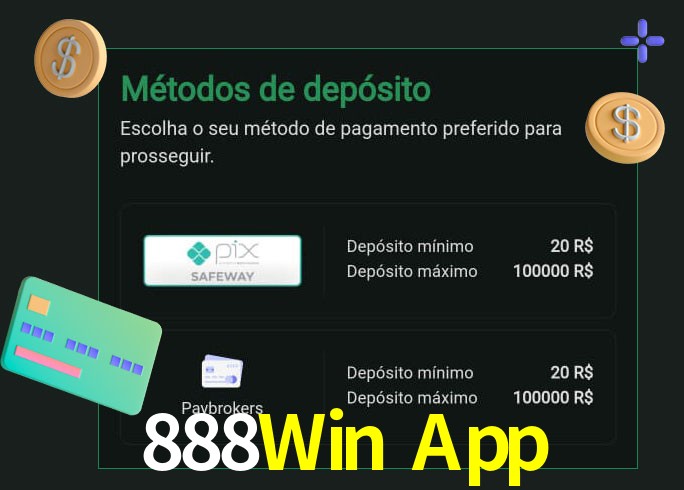 O cassino 888Win App oferece uma grande variedade de métodos de pagamento